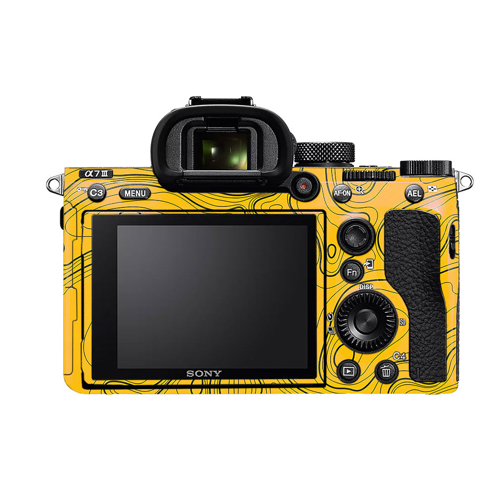 Topographic Map Pattern Sony A7MIII Camera Skin