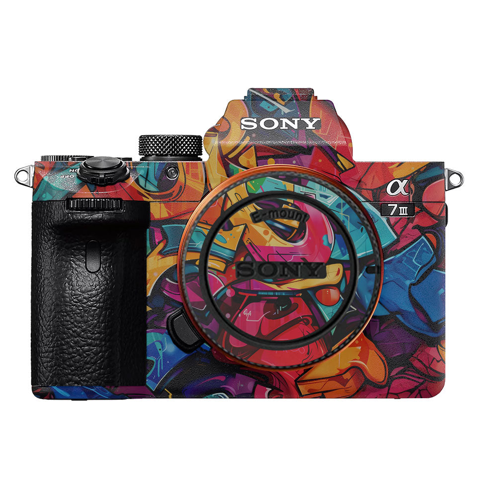 Urban Graffiti Explosion Sony A7MIII Camera Skin