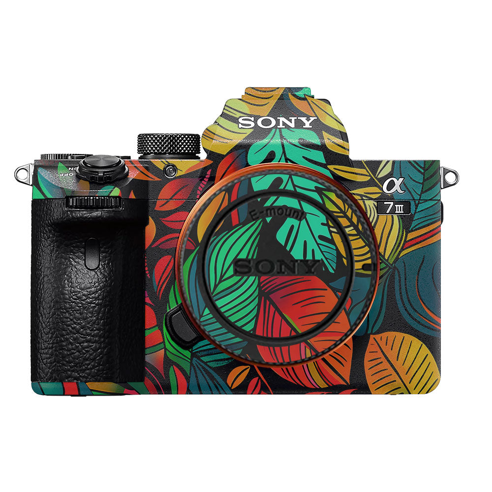Tropical Jungle Leaves Sony A7MIII Camera Skin