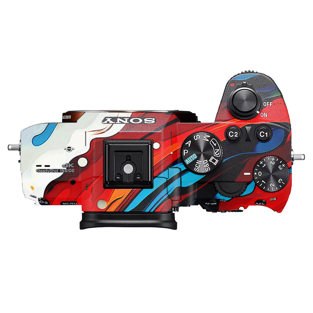 Fire & Ice Flow Sony A7MIII Camera Skin