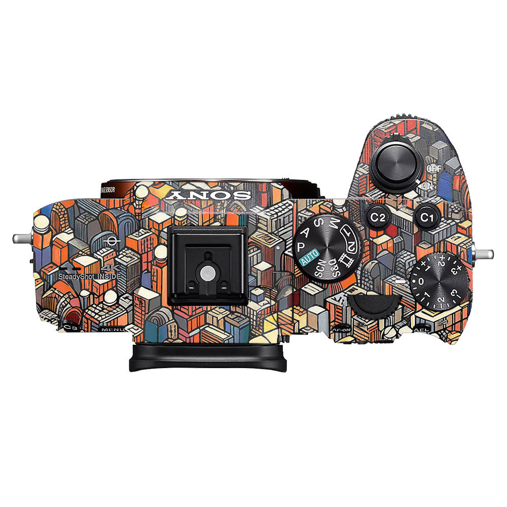 Isometric Cityscape Sony A7MIII Camera Skin