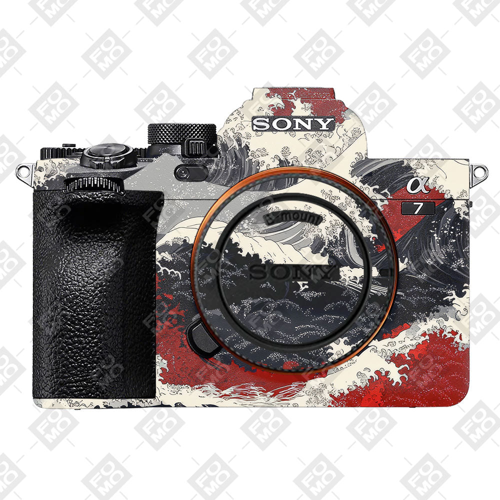 Abstract Waves Sony A7MIV Camera Skin