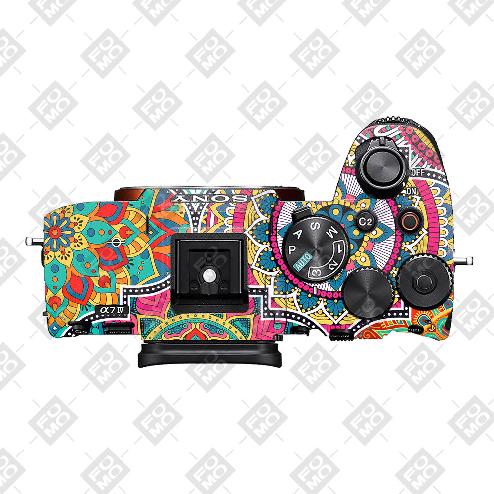 Boho Mandala Tile Pattern Sony A7MIV Camera Skin