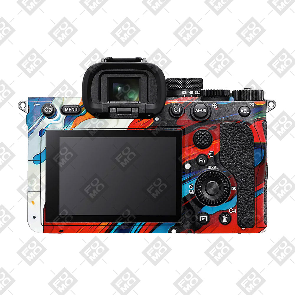 Fire & Ice Flow Sony A7MIV Camera Skin