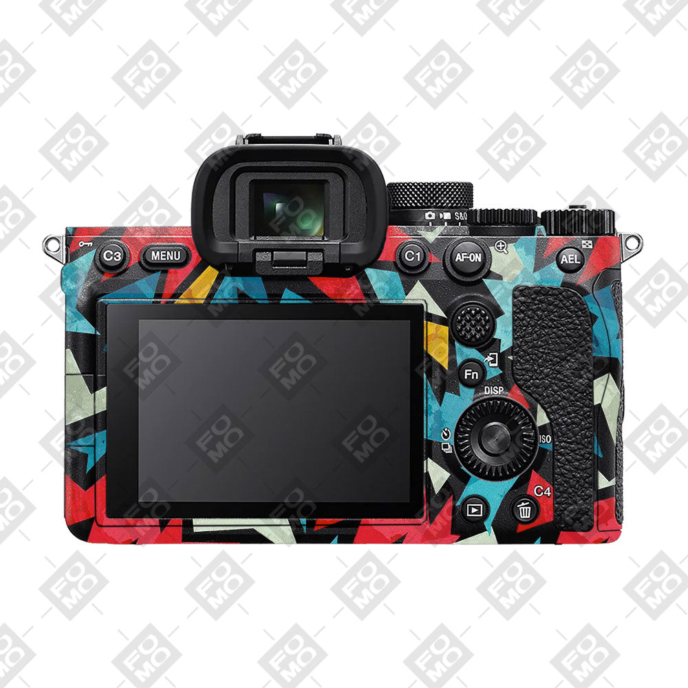 Pop Art Lightning Sony A7MIV Camera Skin