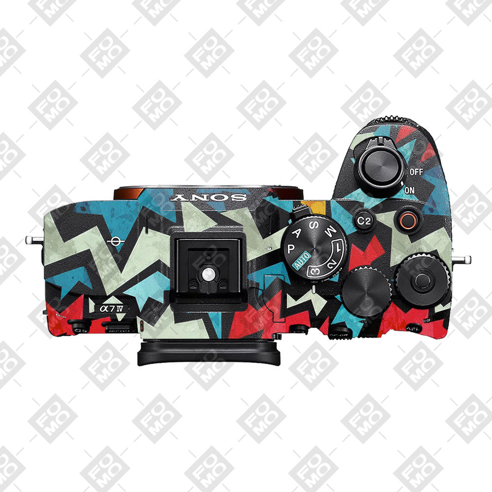 Pop Art Lightning Sony A7MIV Camera Skin