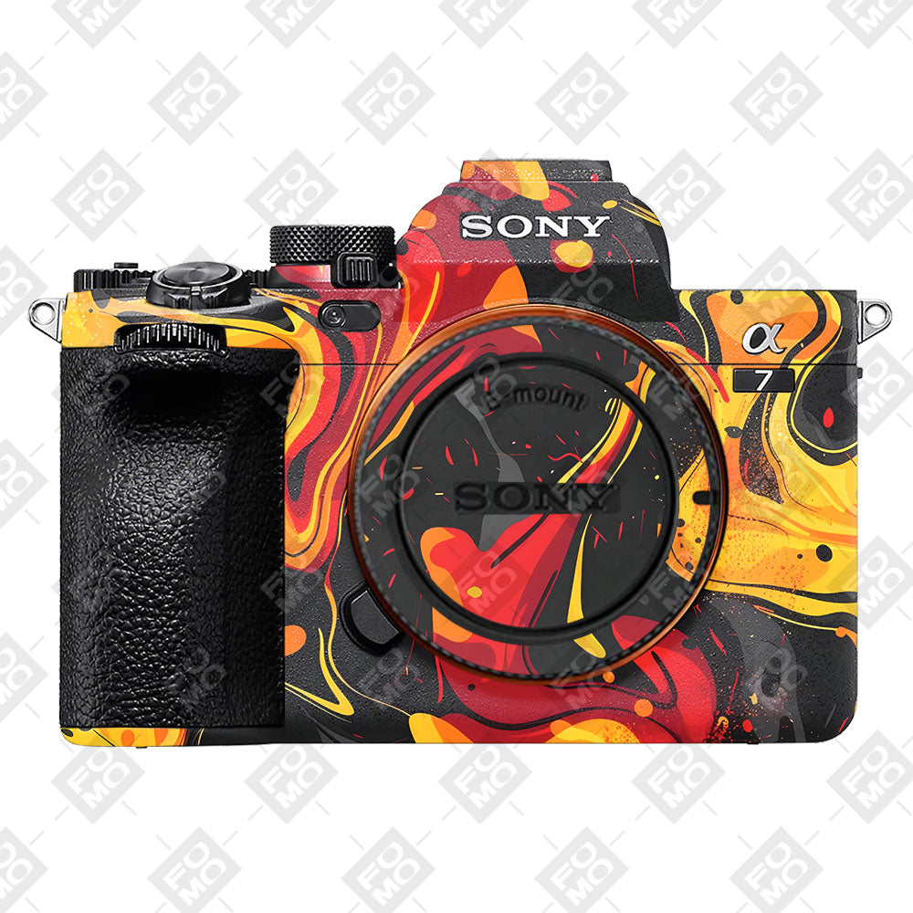 Lava Burst Sony A7MIV Camera Skins