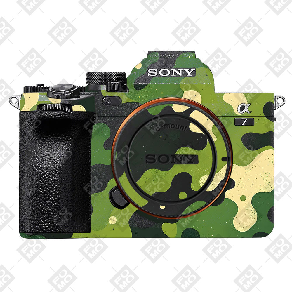 Camouflage Pattern Sony A7MIV Camera Skins