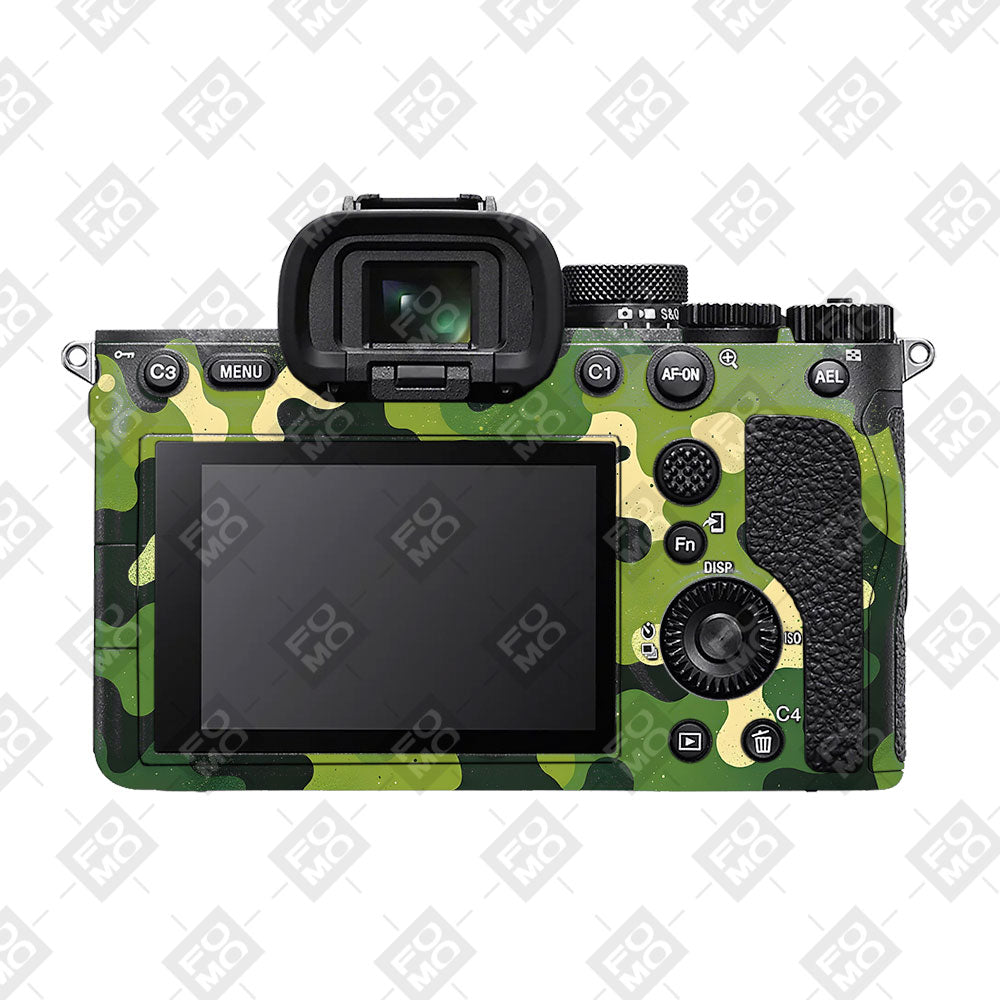 Camouflage Pattern Sony A7MIV Camera Skins