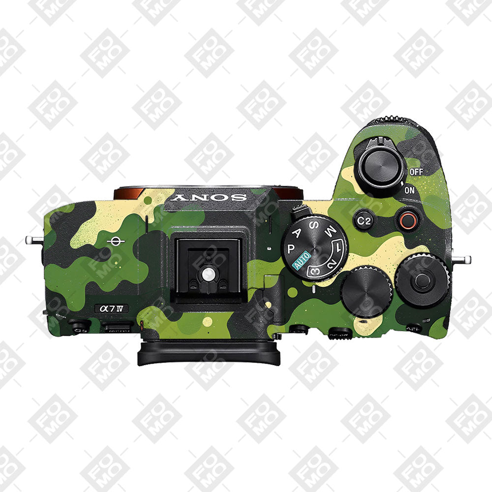 Camouflage Pattern Sony A7MIV Camera Skins