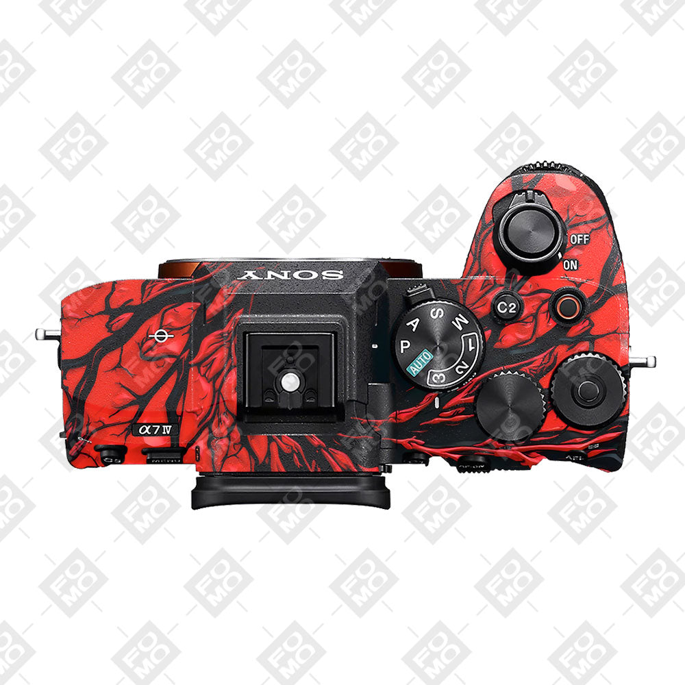Venom Red Sony A7MIV Camera Skins