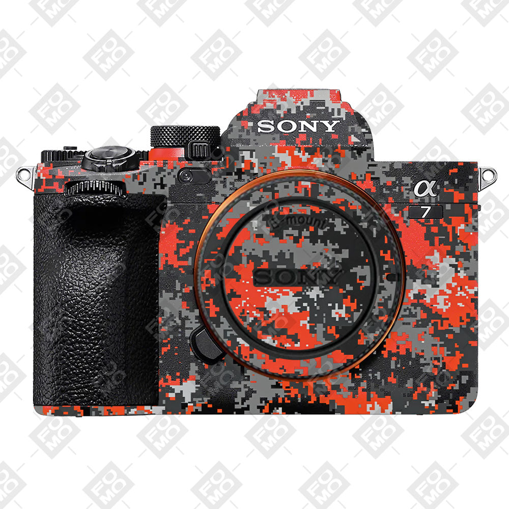 Inferno Pixel Sony A7MIV Camera Skins