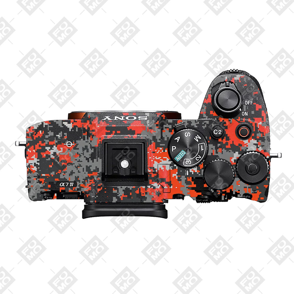 Inferno Pixel Sony A7MIV Camera Skins