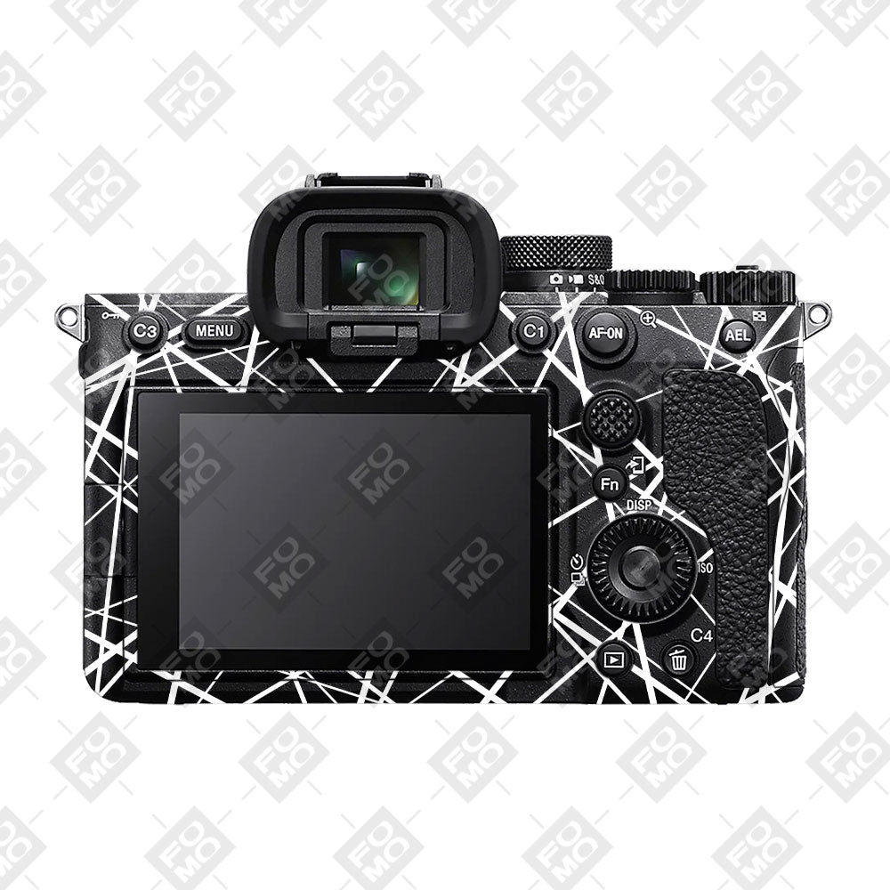 Mono Grid Sony A7MIV Camera Skins