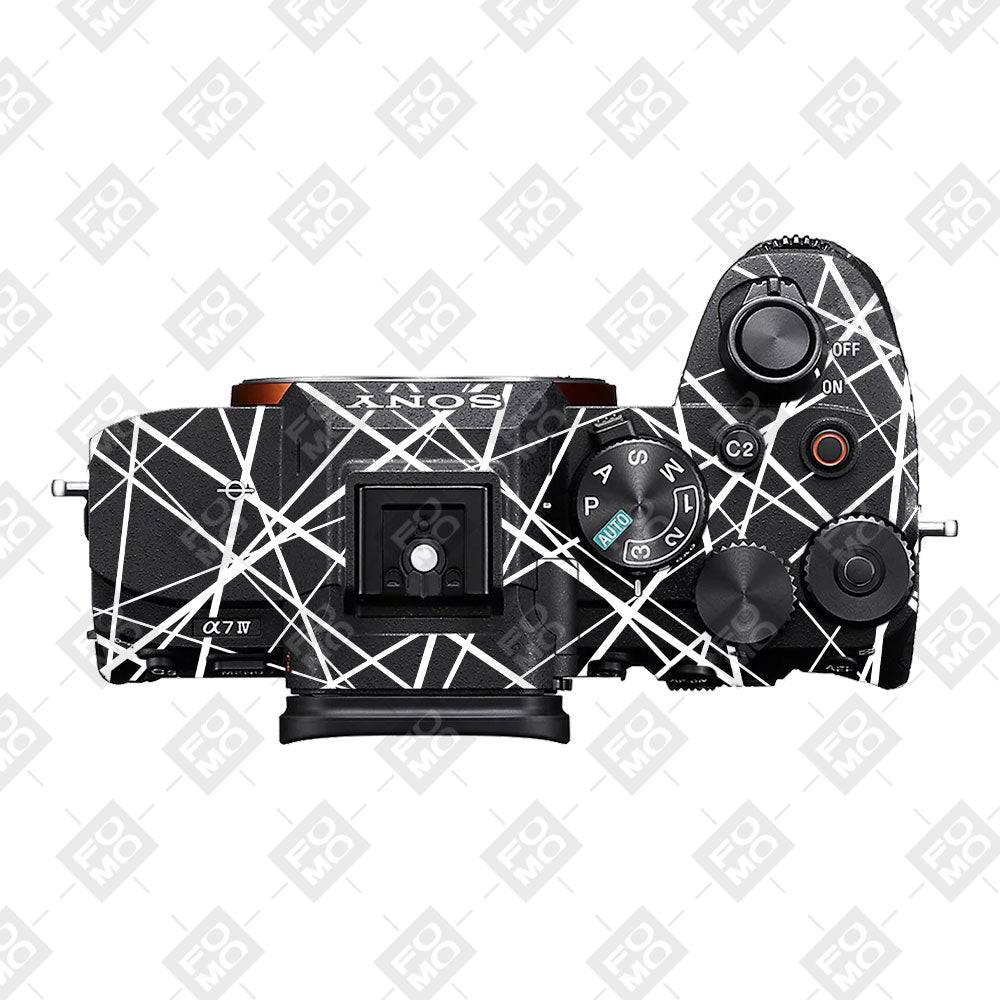 Mono Grid Sony A7MIV Camera Skins