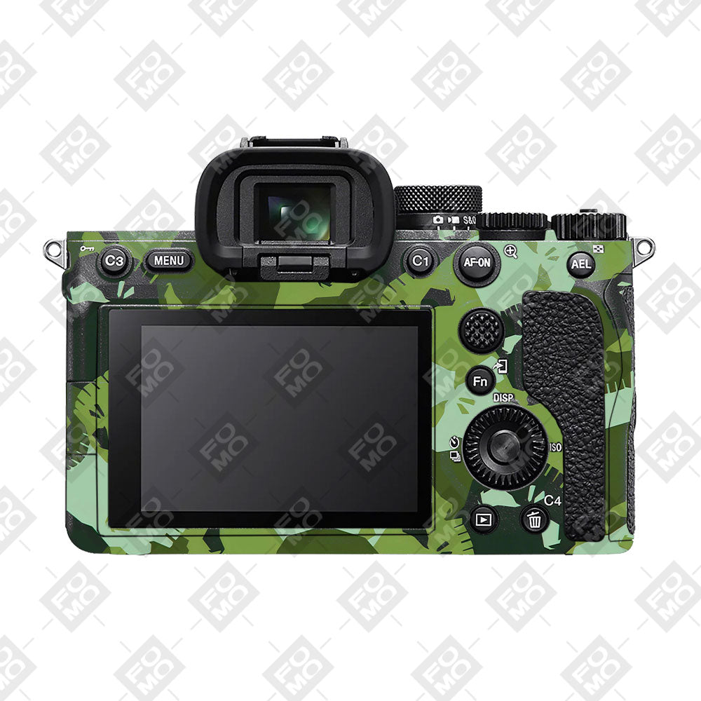 Tropic Camo Sony A7MIV Camera Skins
