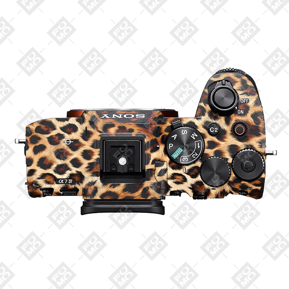 Classic Leopard Spots Sony A7MIV Camera Skins