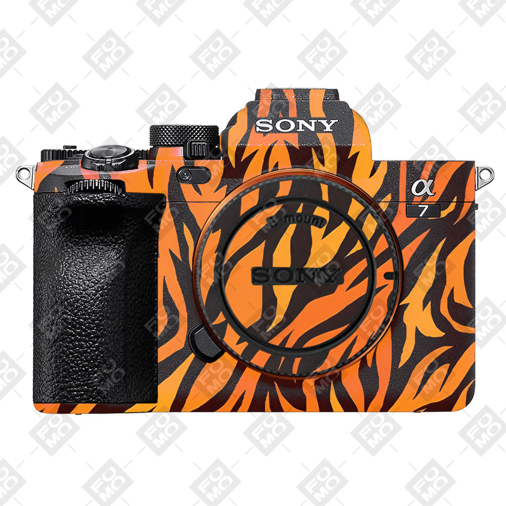 Wild Tiger Stripes Sony A7MIV Camera Skins