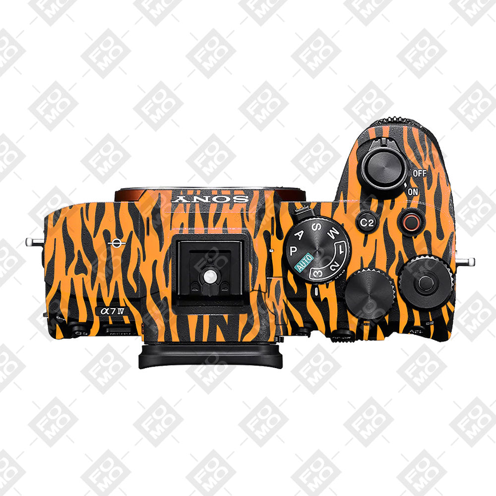 Savanna Tiger Stripes Sony A7MIV Camera Skins