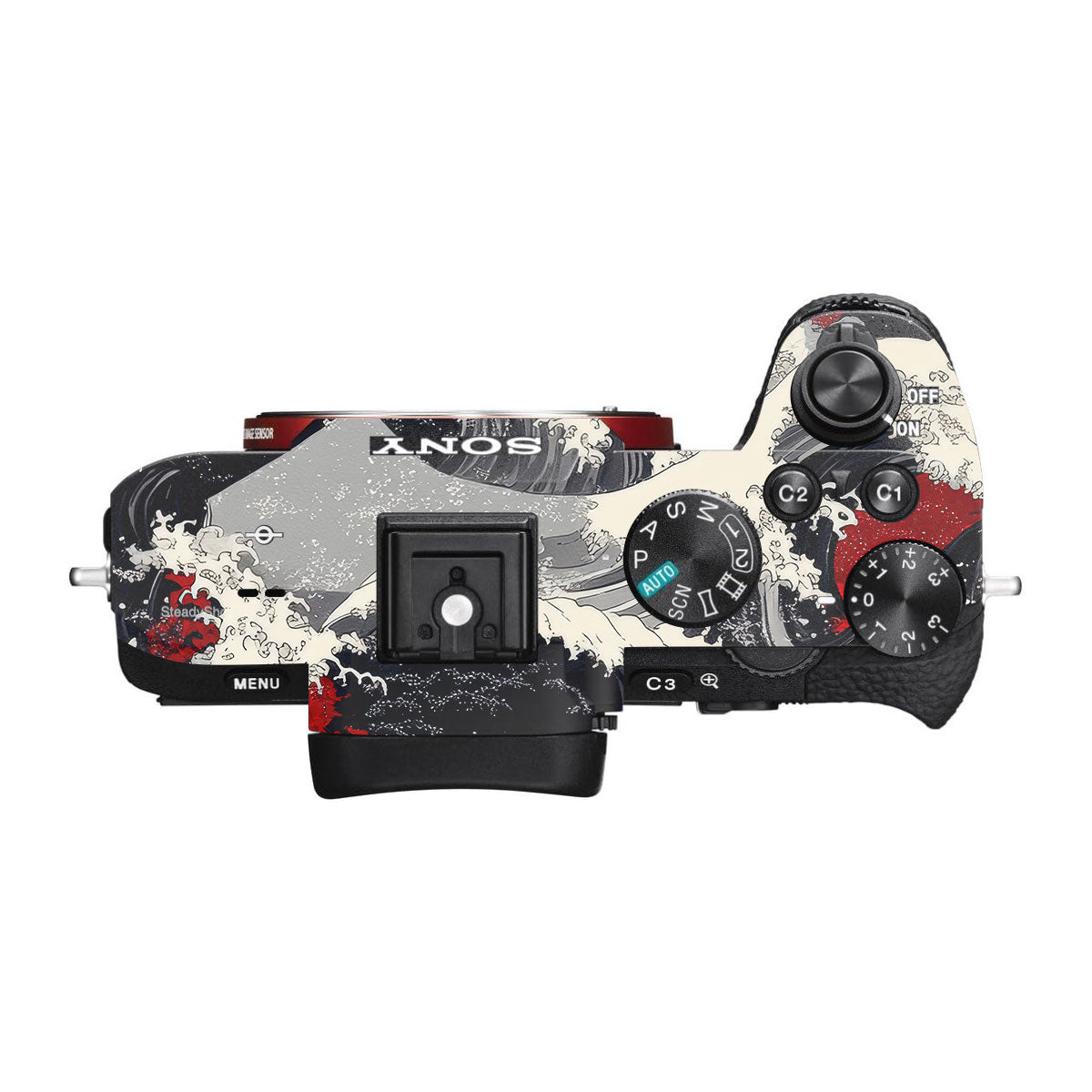 Abstract Waves Sony A7R II Camera Skins