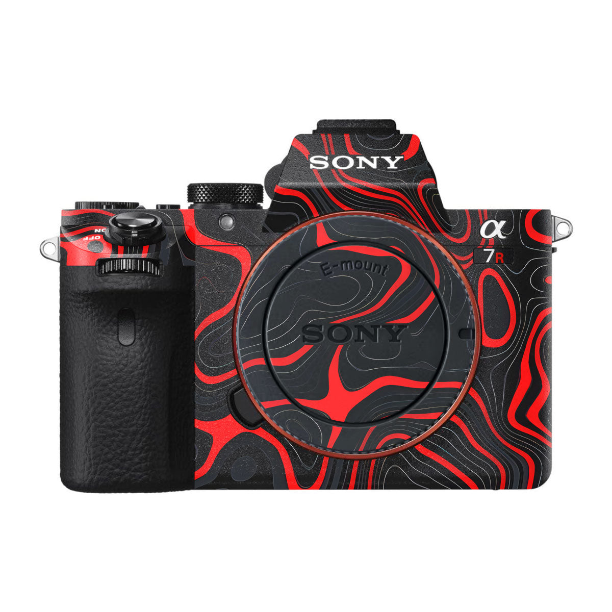Crimson Waves Sony A7R II Camera Skins