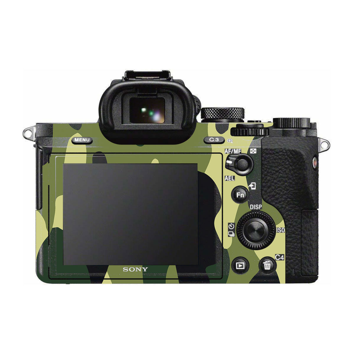 Forest Green Camo Sony A7R II Camera Skins