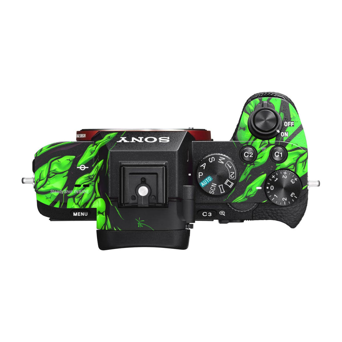 Venom Green Sony A7R II Camera Skins