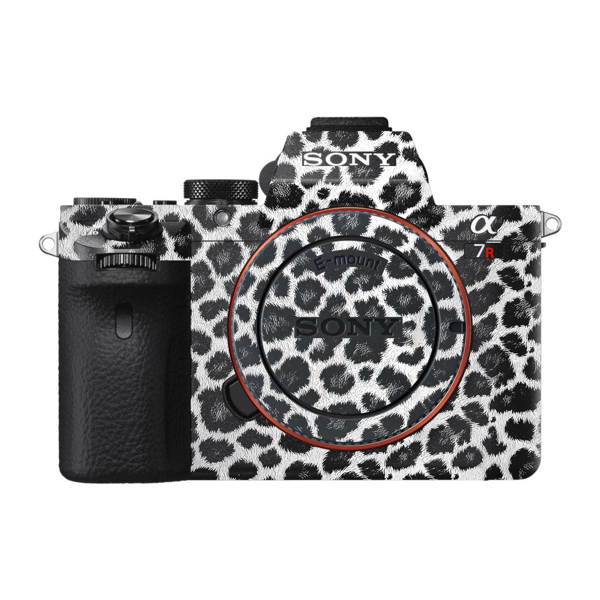 Snow Leopard Spots Sony A7R II Camera Skins