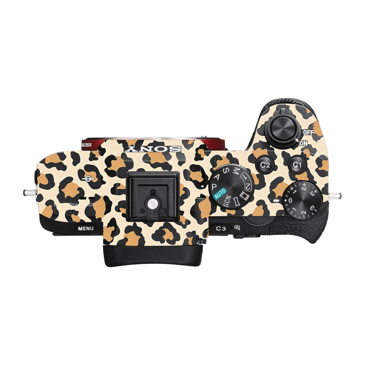 Sandy Leopard Spots Sony A7R II Camera Skins