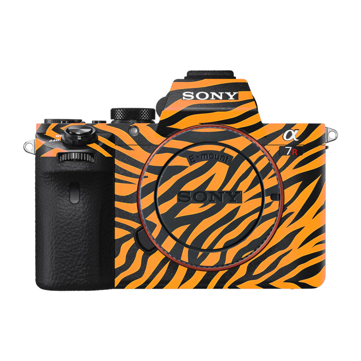 Zebra Gold Pattern Sony A7R II Camera Skins