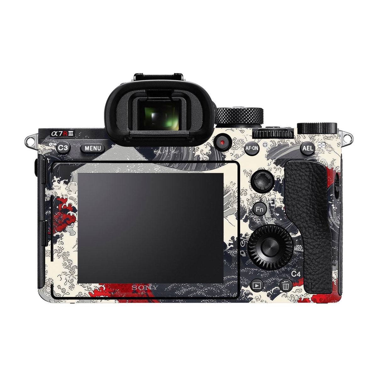 Abstract Waves Sony A7R III Camera Skins