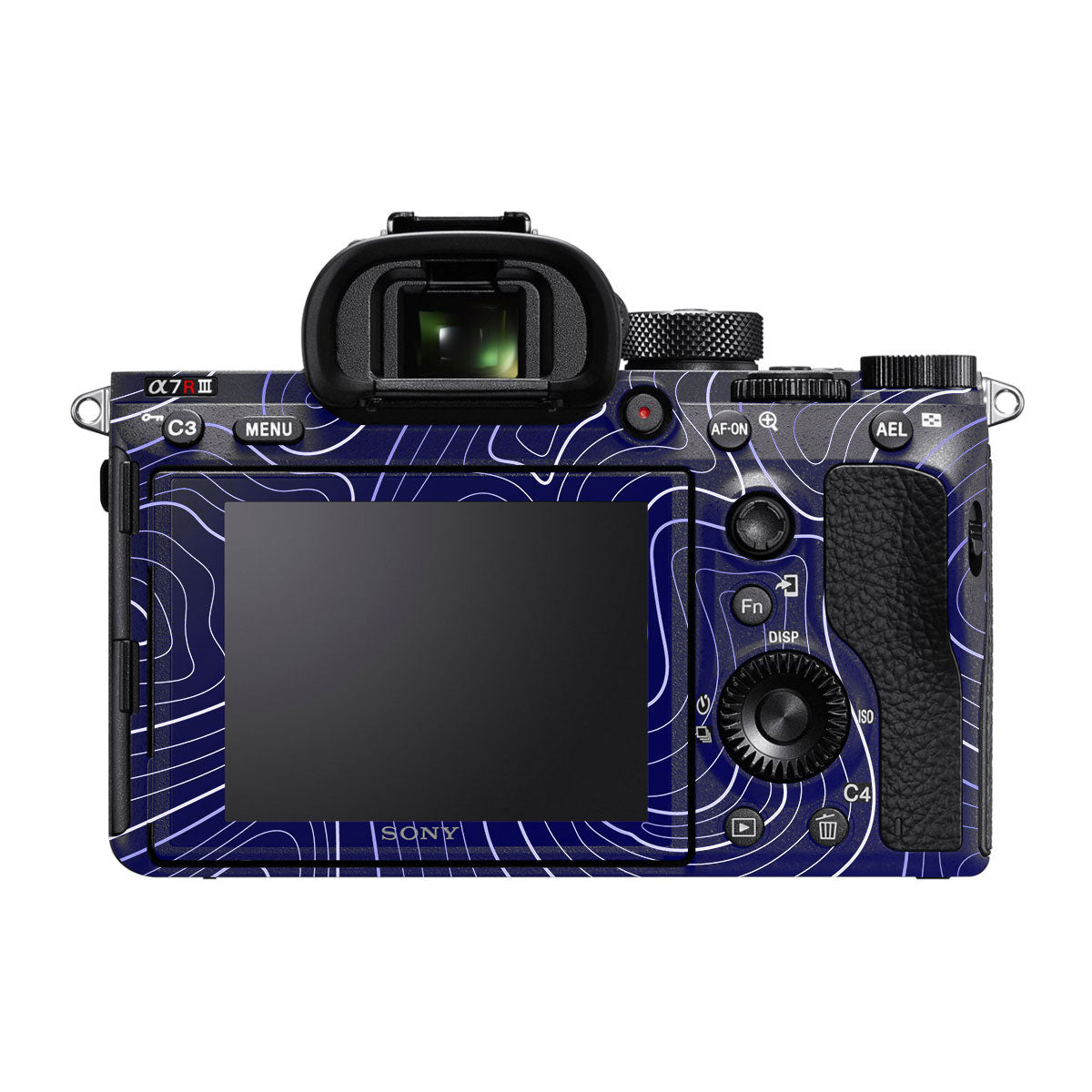 Deep Blue Contour Sony A7R III Camera Skins
