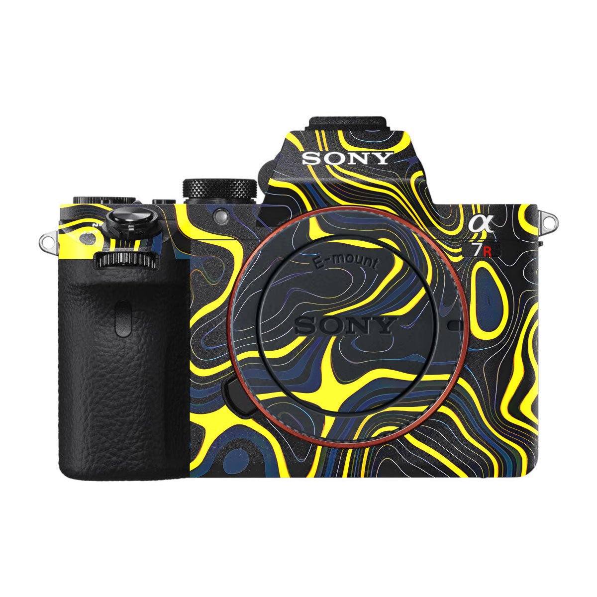 Neon Lava Contours Sony A7R III Camera Skins