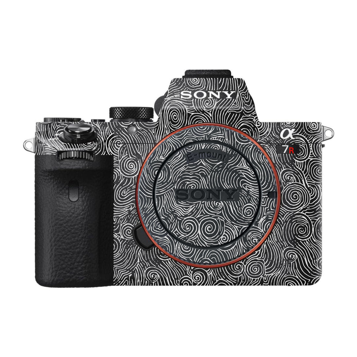 White Spirals Sony A7R III Camera Skins