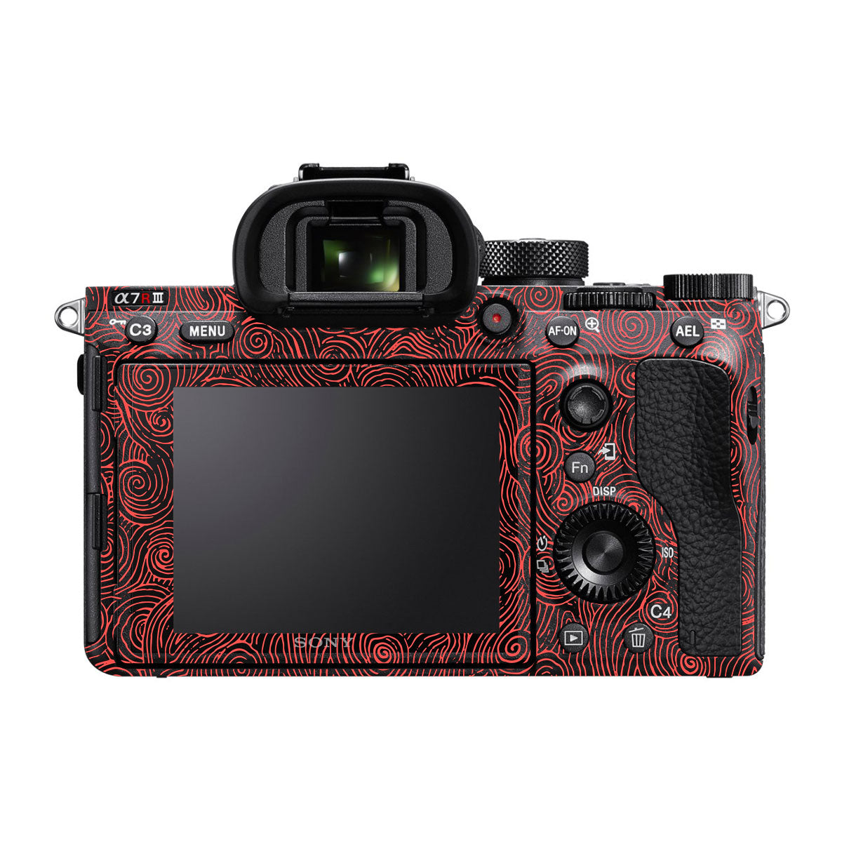 Red Spirals Sony A7R III Camera Skins