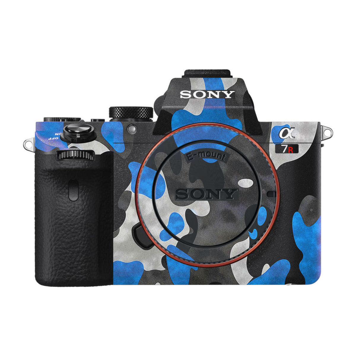 Blue Grey Camo Sony A7R III Camera Skins