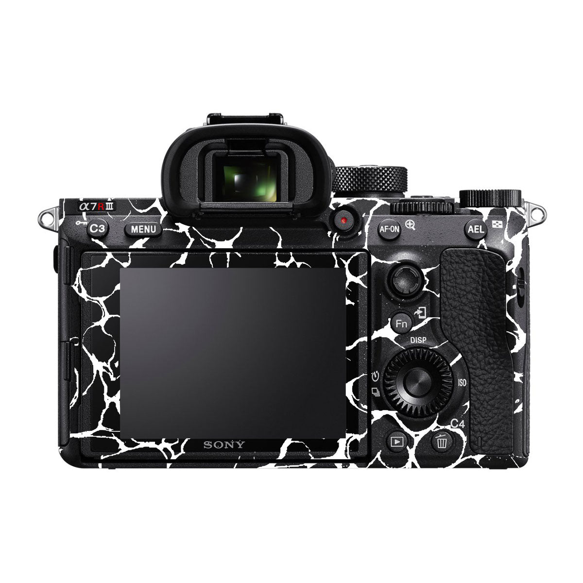 White Web Sony A7R III Camera Skins