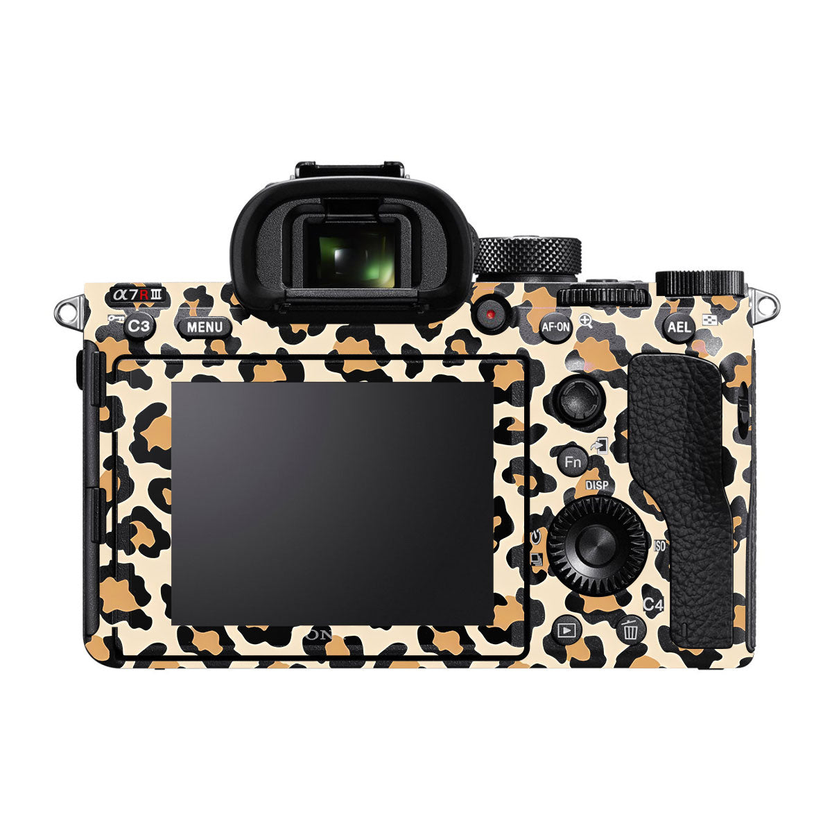 Sandy Leopard Spots Sony A7R III Camera Skins