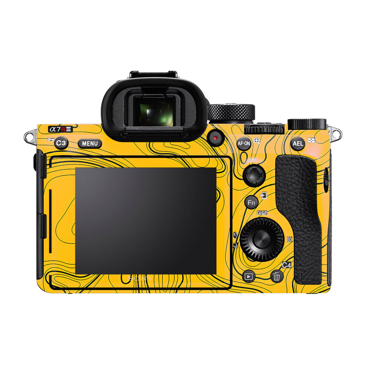 Topographic Map Pattern Sony A7R III Camera Skins
