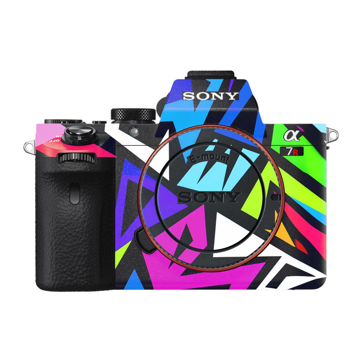 Bold Geometric Pop Sony A7R III Camera Skins