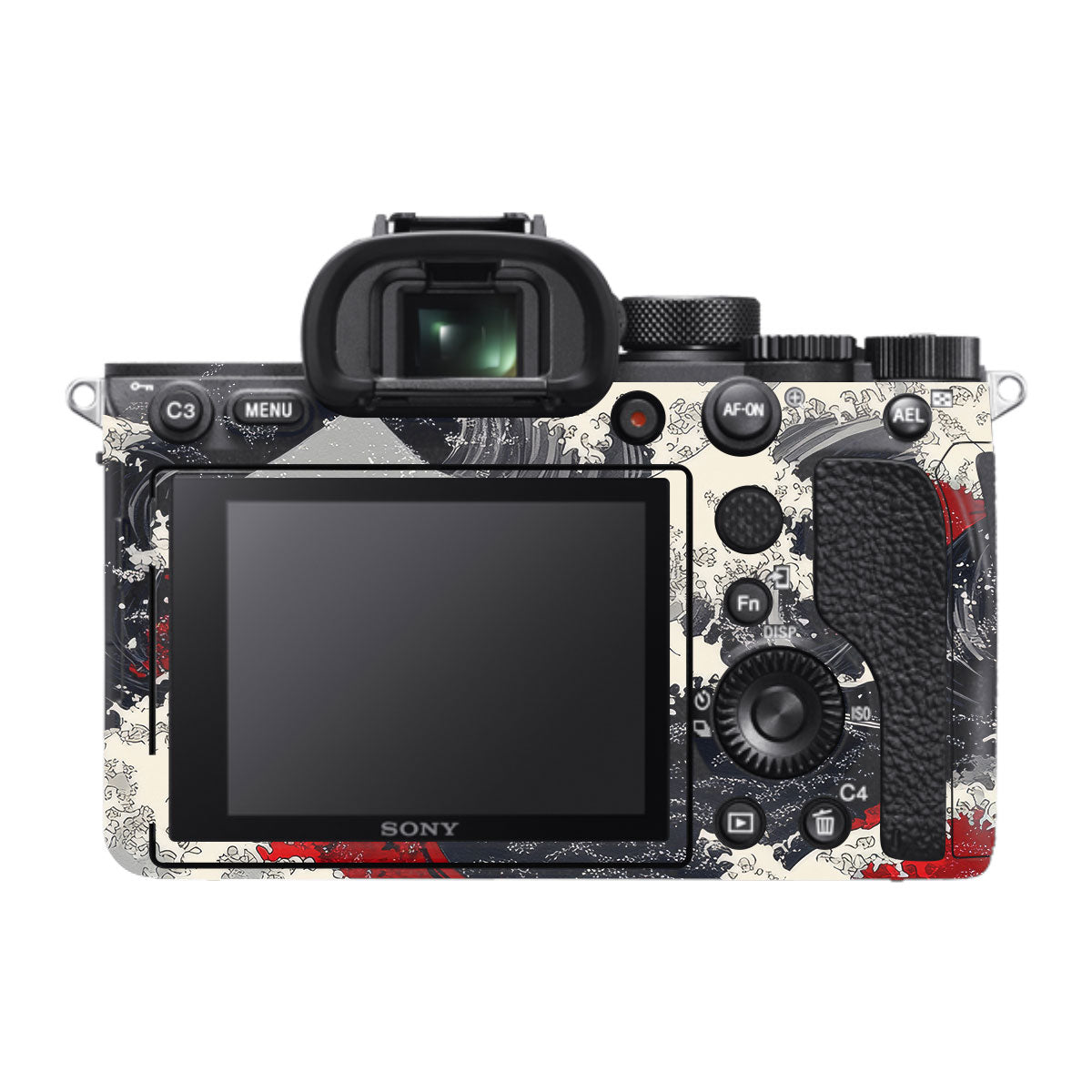 Abstract Waves Sony A7R IV Camera Skin