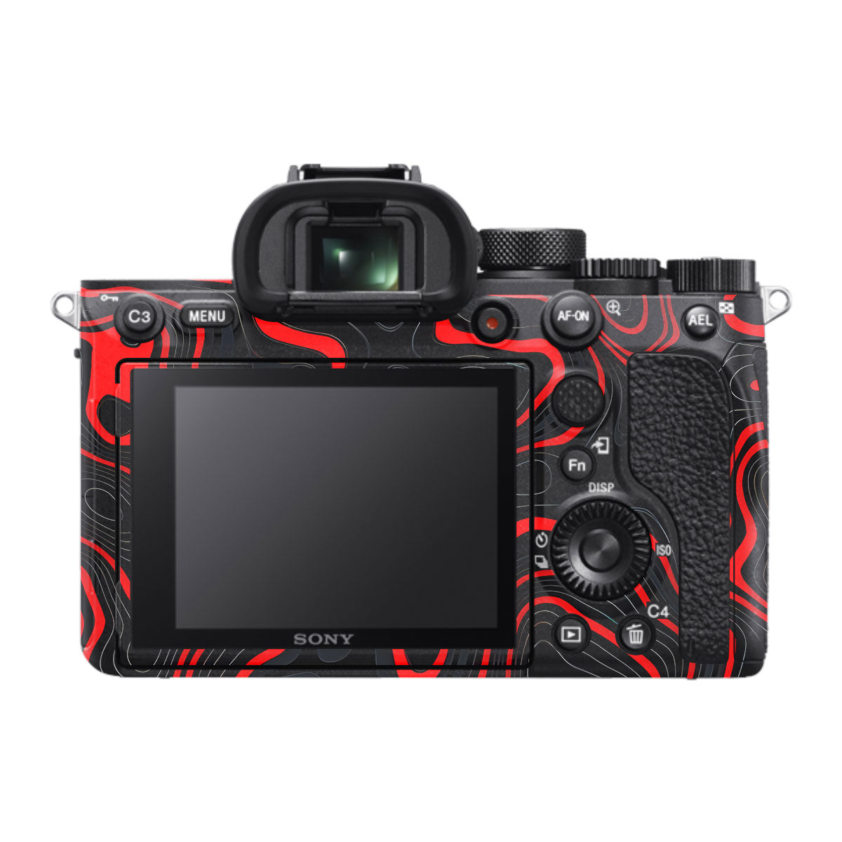 Crimson Waves Sony A7R IV Camera Skin