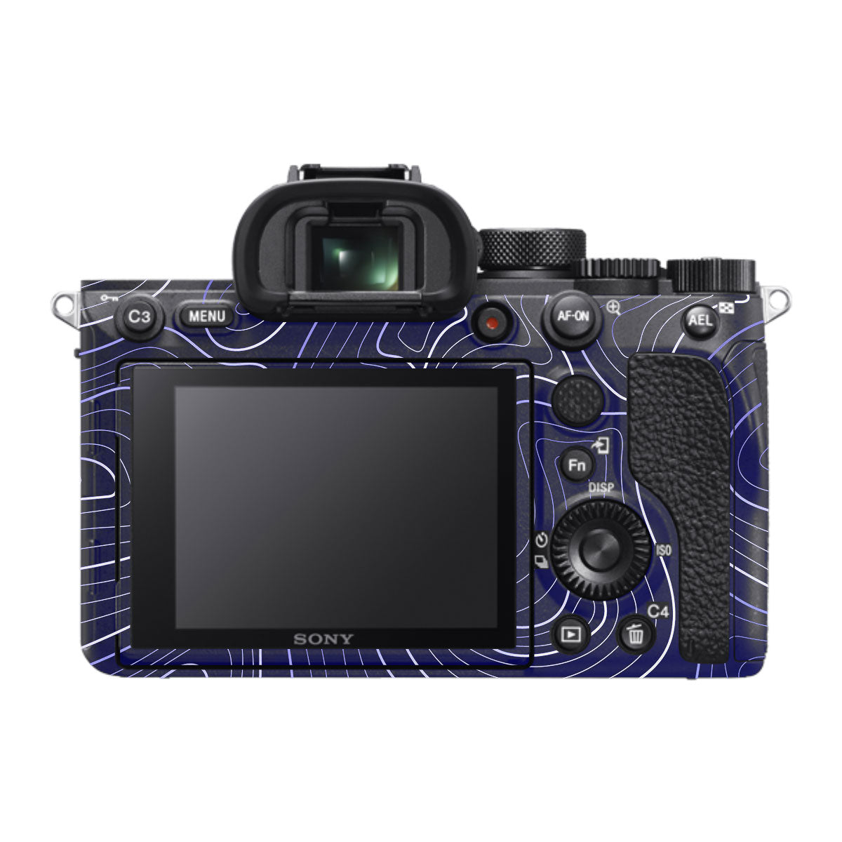 Deep Blue Contour Sony A7R IV Camera Skin