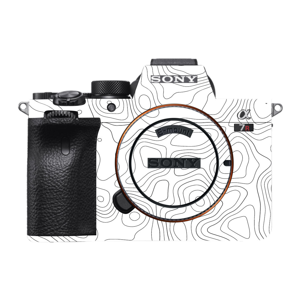 White Contour Design Sony A7R IV Camera Skin