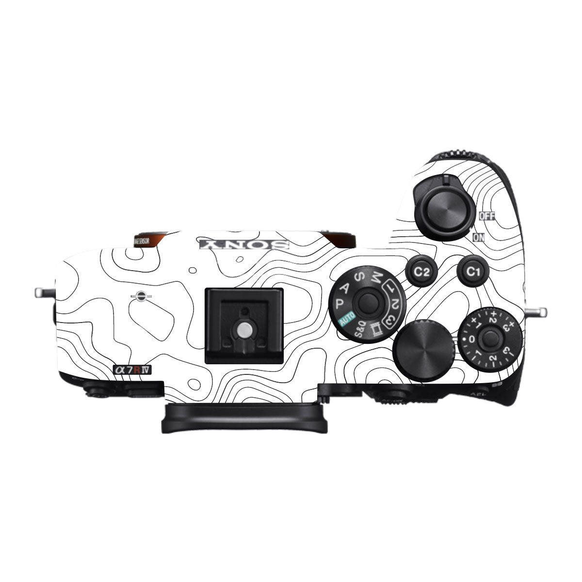 White Contour Design Sony A7R IV Camera Skin
