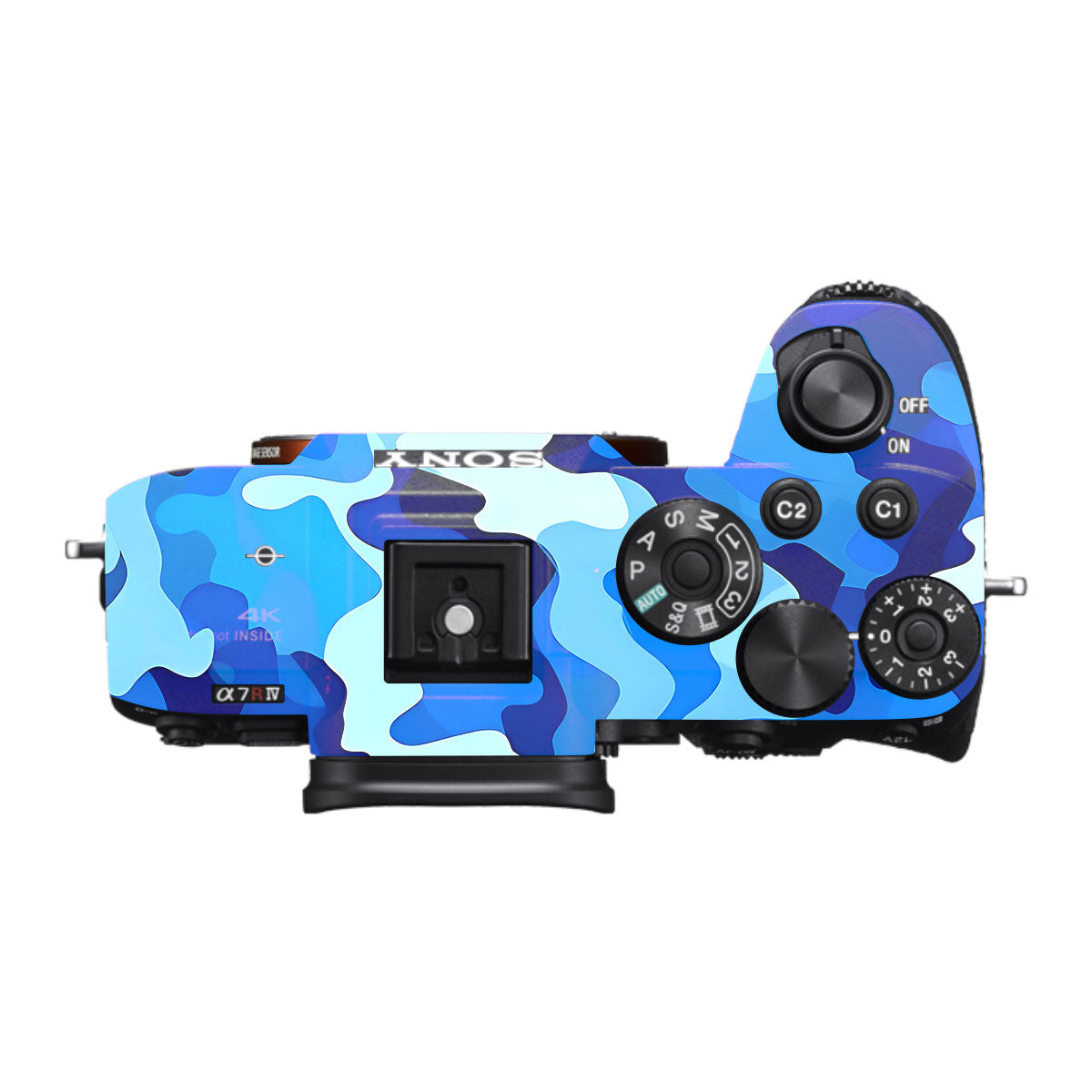 Arctic Blue Camo Pattern Sony A7R IV Camera Skin