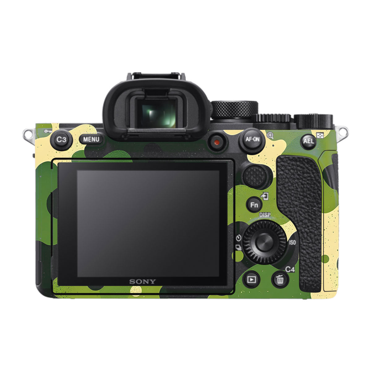 Camouflage Pattern Sony A7R IV Camera Skin