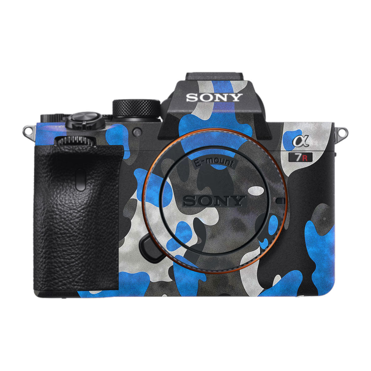 Blue Grey Camo Sony A7R IV Camera Skin
