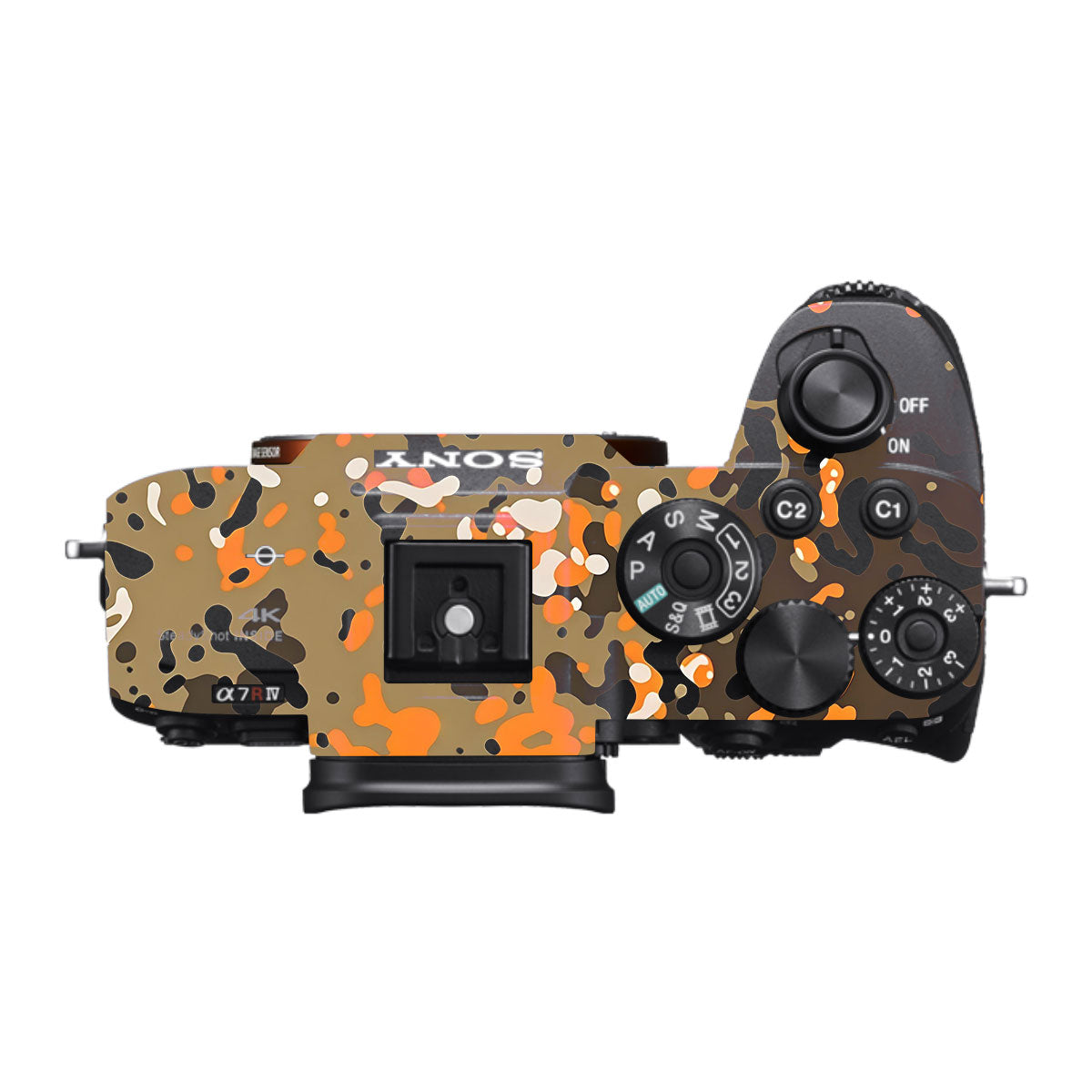 Orange Brown Spot  Sony A7R IV Camera Skin