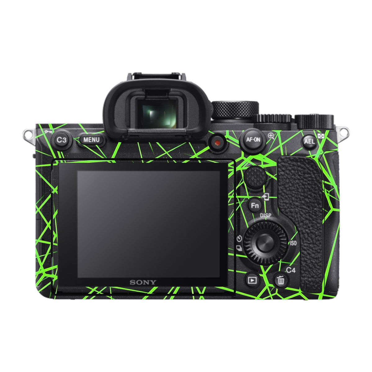 Neon Grid Sony A7R IV Camera Skin